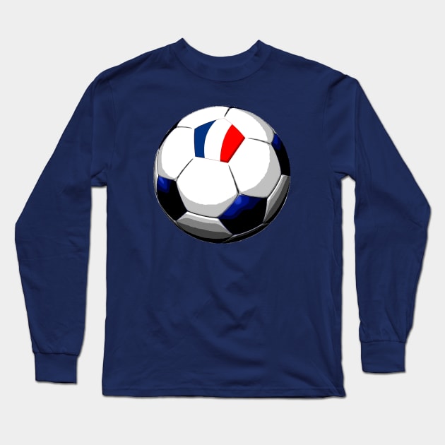 France Soccer Long Sleeve T-Shirt by asaiphoto